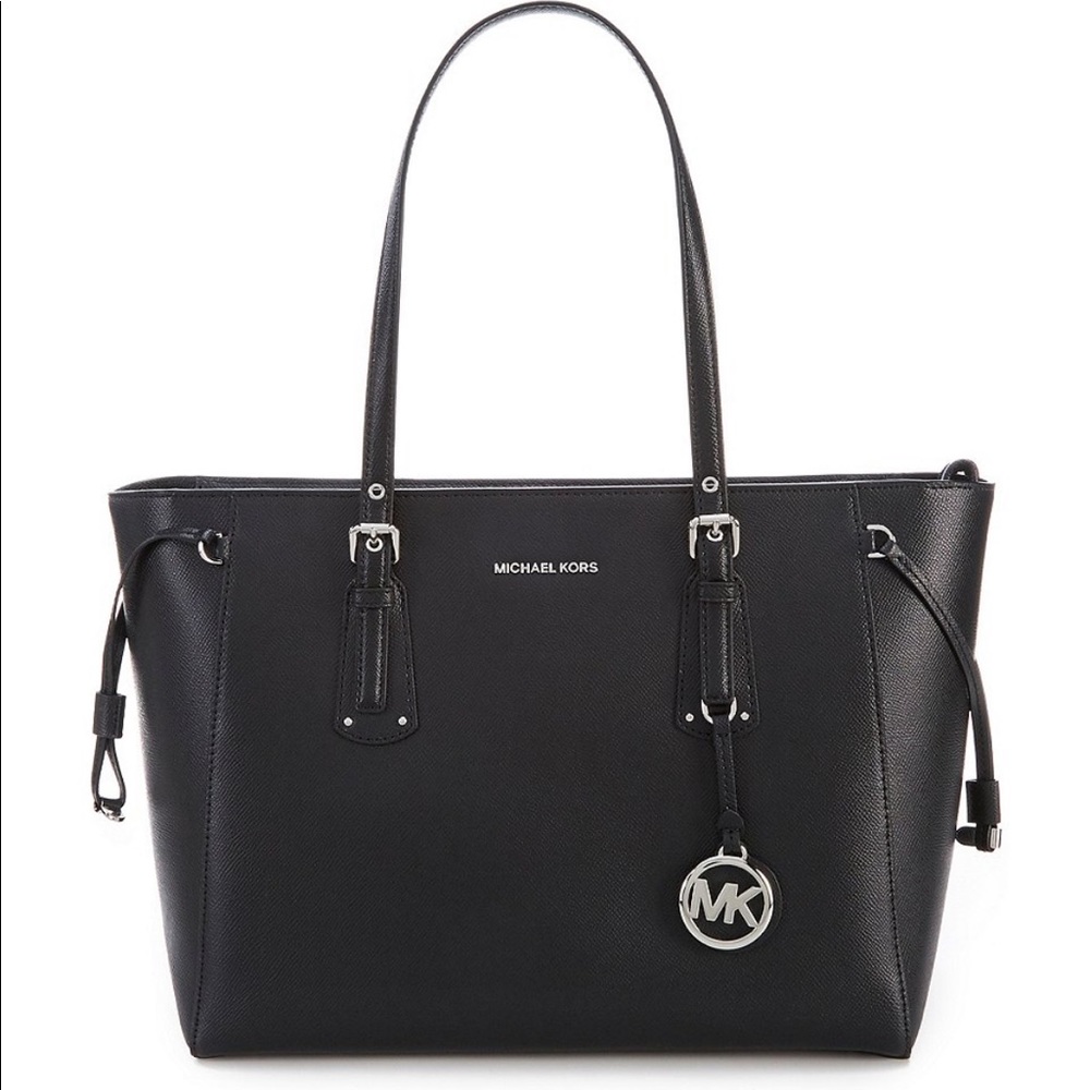 New black Michael Kors Voyager tote